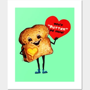 Valentine Toast Posters and Art